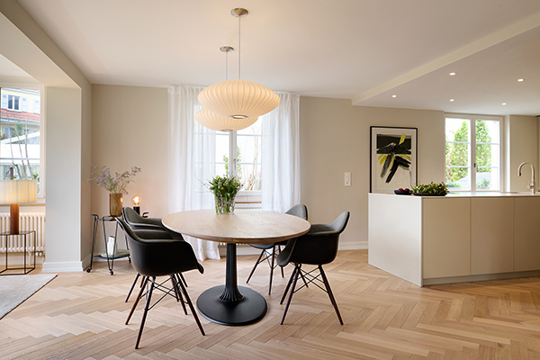 Umbau, Einfamilienhaus, Sanierung, Wohnbereich, Essbereich